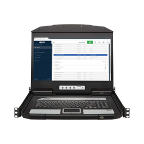 Tripp Lite 1U Rack-Mount Short-Depth HDMI KVM Console with 18.5 in. LCD, TAA — Being Shipped