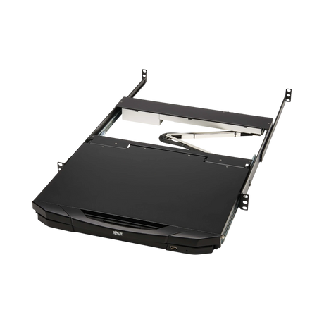 Tripp Lite 1U Rack-Mount Short-Depth HDMI KVM Console with 18.5 in. LCD, TAA — Being Shipped