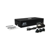 Tripp Lite Secure KVM Switch, 4-Port, Dual Head, DisplayPort to DisplayPort, 4K, NIAP PP4.0, Audio, TAA — Being Shipped