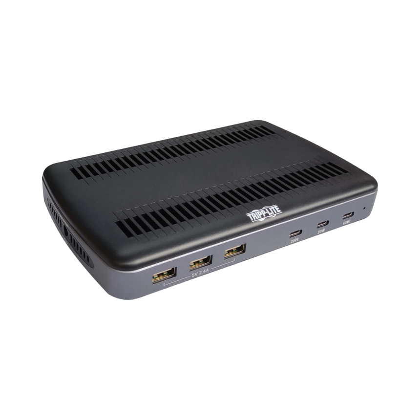 Tripp Lite 120W Multi-Device Charging Station, 60W USB-C, 2x 20W USB-C, and 3x USB-A Ports for Smartphone, Tablet and Apple Watch with Storage — Being Shipped
