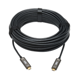 Tripp Lite USB-C to USB-C Plenum-Rated Fiber Active Optical Cable (AOC), 4K 60 Hz, HDR, 4:4:4, M/M, Black, 10 m (33 ft.) — Being Shipped
