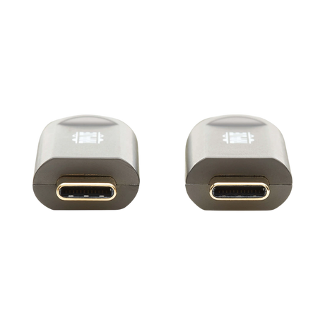 Tripp Lite USB-C AOC Cable (M/M), USB 3.2 Gen 2 (10 Gbps) Plenum-Rated Fiber Active Optical Cable, Data Only, Black, 15 m (49 ft.) — Being Shipped