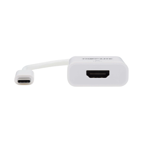 Tripp Lite USB-C to HDMI Adapter (M/F), 8K, HDR, 4:4:4, HDCP 2.3, White — Being Shipped