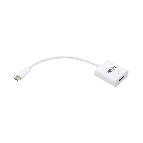 Tripp Lite USB-C to HDMI Adapter (M/F), 8K, HDR, 4:4:4, HDCP 2.3, White — Being Shipped