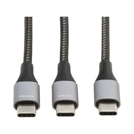 Tripp Lite 100W 6ft USB-C 2-in-1 Charging Cable — Being Shipped