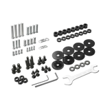 Tripp Lite Premier Rolling TV Cart for 32" to 55" Displays, Black Glass Base and Shelf, Locking Casters — Being Shipped