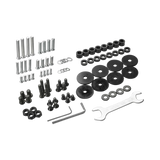 Tripp Lite Premier Rolling TV Cart for 32" to 55" Displays, Frosted Glass Base and Shelf, Locking Casters, White — Being Shipped