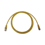 Tripp Lite Cat6a 10G Snagless Shielded Slim STP Ethernet Cable (RJ45 M/M), PoE, Yellow, 7 ft. (2.1 m) — Being Shipped