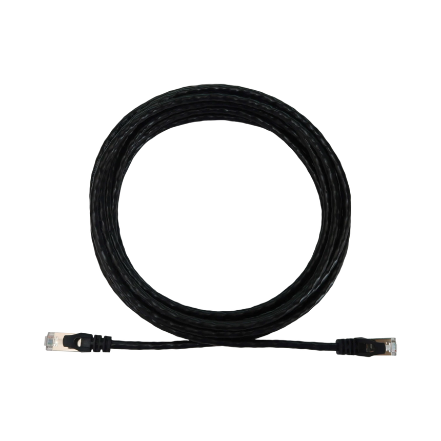 Tripp Lite Cat6a 10G Snagless Shielded Slim STP Ethernet Cable (RJ45 M/M), PoE, Black, 25 ft. (7.6 m) — Being Shipped