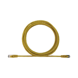 Tripp Lite Cat6a 10G Snagless Shielded Slim STP Ethernet Cable (RJ45 M/M), PoE, Yellow, 25 ft. (7.6 m) — Being Shipped