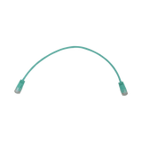 Tripp Lite Cat6a 10G Snagless Molded Slim UTP Ethernet Cable (RJ45 M/M), PoE, Aqua, 1 ft. (0.3 m) — Being Shipped