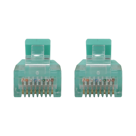 Tripp Lite Cat6a 10G Snagless Molded Slim UTP Ethernet Cable (RJ45 M/M), PoE, Aqua, 25 ft. (7.6 m) — Being Shipped