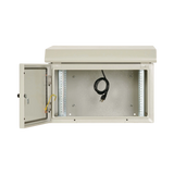 Tripp Lite SmartRack Industrial Enclosure, NEMA 3R, Wall Mount, Metal, Locking, Fan With Thermal Switch, 20.5 in. Depth, 6U, Gray — Being Shipped