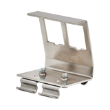 Tripp Lite 2-Port Metal DIN-Rail Mounting Module for Snap-In Keystone Jacks and Couplers, Silver, TAA — Being Shipped