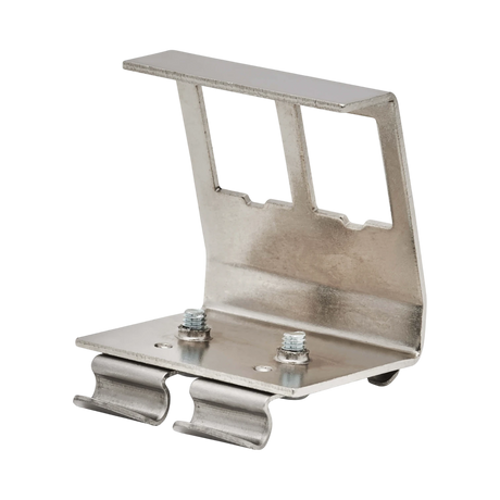 Tripp Lite 2-Port Metal DIN-Rail Mounting Module for Snap-In Keystone Jacks and Couplers, Silver, TAA — Being Shipped