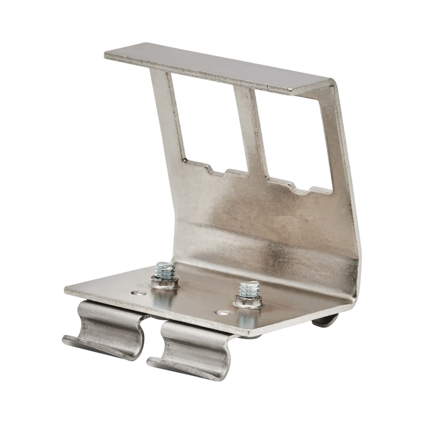 Tripp Lite 2-Port Metal DIN-Rail Mounting Module for Snap-In Keystone Jacks and Couplers, Silver, TAA — Being Shipped