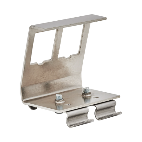 Tripp Lite 2-Port Metal DIN-Rail Mounting Module for Snap-In Keystone Jacks and Couplers, Silver, TAA — Being Shipped