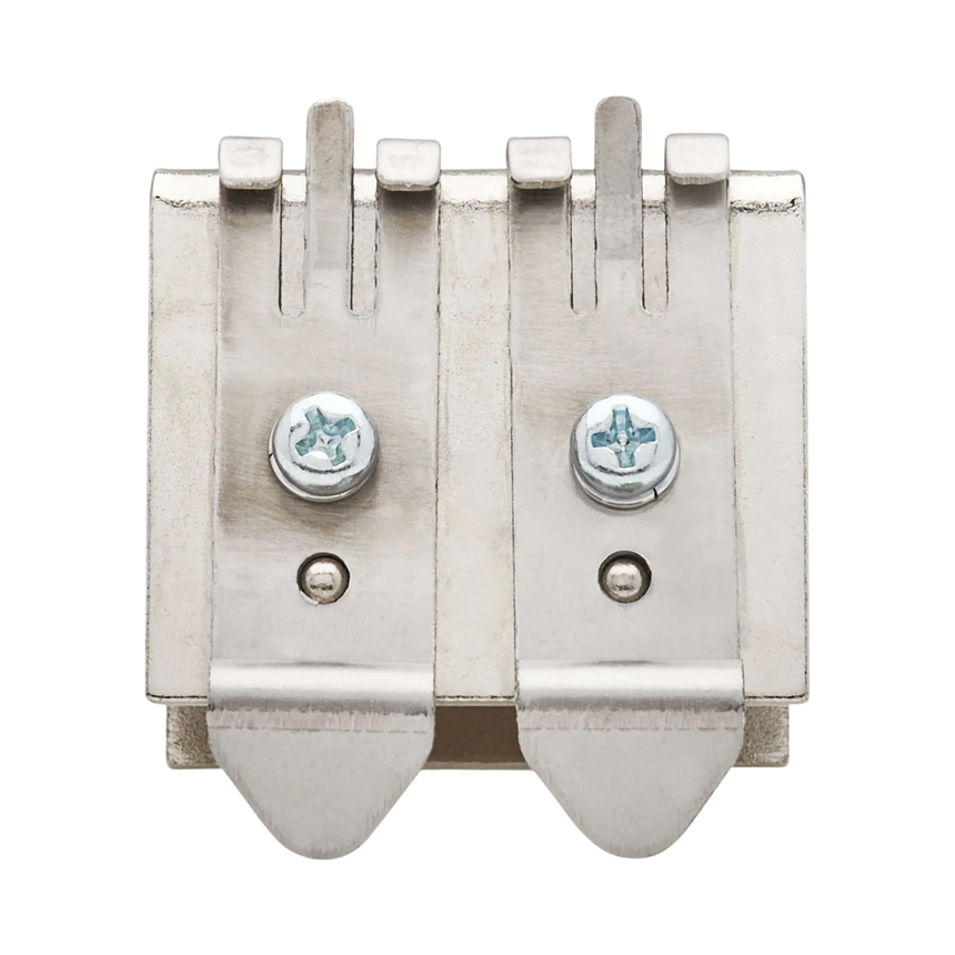 Tripp Lite 2-Port Metal DIN-Rail Mounting Module for Snap-In Keystone Jacks and Couplers, Silver, TAA — Being Shipped