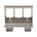 Tripp Lite 3-Port Metal DIN-Rail Mounting Module for Snap-In Keystone Jacks and Couplers, Silver, TAA — Being Shipped