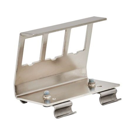 Tripp Lite 3-Port Metal DIN-Rail Mounting Module for Snap-In Keystone Jacks and Couplers, Silver, TAA — Being Shipped
