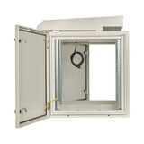Tripp Lite SmartRack Industrial Enclosure, NEMA 3R, Wall Mount, Heavy-Duty Metal, Locking, Fan With Thermal Switch, 32.5 in. Depth, 12U, Gray — Being Shipped