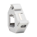 Tripp Lite DIN-Rail Mounting Enclosure Module for Snap-In Keystone Jacks and Couplers, Left Cover, TAA — Being Shipped