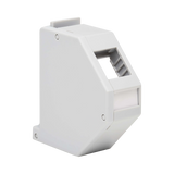 Tripp Lite DIN-Rail Mounting Enclosure Module for Snap-In Keystone Jacks and Couplers, Left Cover, TAA — Being Shipped