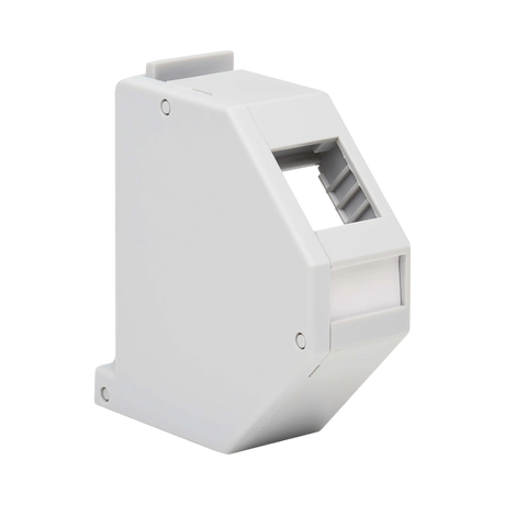 Tripp Lite DIN-Rail Mounting Enclosure Module for Snap-In Keystone Jacks and Couplers, Left Cover, TAA — Being Shipped