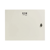 Tripp Lite SmartRack Industrial Enclosure with Lock, NEMA 4, Wall Mount, Metal Construction, Hinged Back, 28 in. Depth, 9U, Gray — Being Shipped