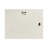 Tripp Lite SmartRack Industrial Enclosure with Lock, NEMA 4, Wall Mount, Metal Construction, Hinged Back, 32 in. Depth, 9U, Gray — Being Shipped