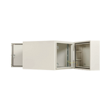 Tripp Lite SmartRack Industrial Enclosure with Lock, NEMA 4, Wall Mount, Metal Construction, Hinged Back, 32 in. Depth, 9U, Gray — Being Shipped