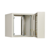 Tripp Lite SmartRack Industrial Enclosure with Lock, NEMA 4, Wall Mount, Metal Construction, Hinged Back, 28 in. Depth, 12U, Gray — Being Shipped