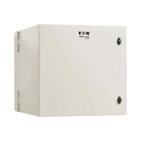 Tripp Lite SmartRack Industrial Enclosure with Lock, NEMA 4, Wall Mount, Metal Construction, Hinged Back, 32 in. Depth, 12U, Gray — Being Shipped