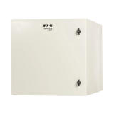 Tripp Lite SmartRack Industrial Enclosure with Lock, NEMA 4, Wall Mount, Metal Construction, Hinged Back, 32 in. Depth, 12U, Gray — Being Shipped