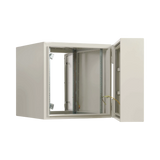 Tripp Lite SmartRack Industrial Enclosure with Lock, NEMA 4, Wall Mount, Metal Construction, Hinged Back, 32 in. Depth, 12U, Gray — Being Shipped