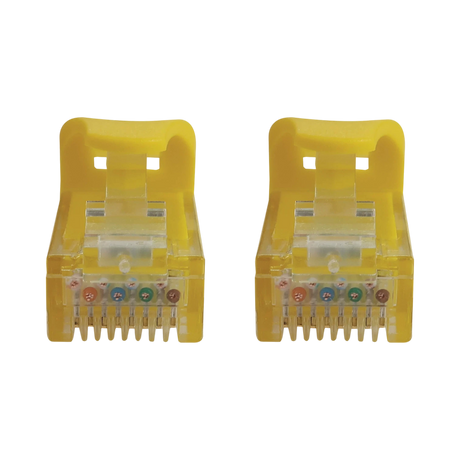 Tripp Lite Cat6a 10G Snagless Molded UTP Ethernet Cable (RJ45 M/M), PoE, Yellow, 25 ft. (7.6 m) — Being Shipped