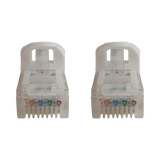 Tripp Lite Cat6a 10G Snagless Molded UTP Ethernet Cable (RJ45 M/M), PoE, White, 50 ft. (15.2 m) — Being Shipped