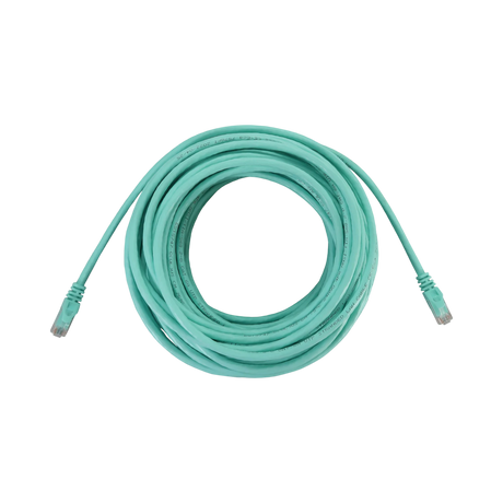 Tripp Lite Cat6a 10G Snagless Molded UTP Ethernet Cable (RJ45 M/M), PoE, Aqua, 50 ft. (15.2 m) — Being Shipped