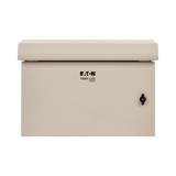 Tripp Lite SmartRack Industrial Enclosure, NEMA 3R, Wall Mount, Metal, Locking, Hinged Back, Fan With Thermal Switch, 28 in. Depth, 6U, Gray — Being Shipped