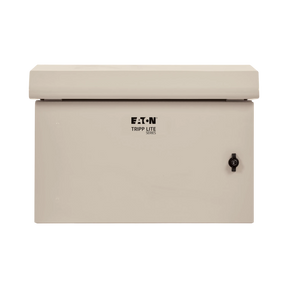 Tripp Lite SmartRack Industrial Enclosure, NEMA 3R, Wall Mount, Metal, Locking, Hinged Back, Fan With Thermal Switch, 28 in. Depth, 6U, Gray — Being Shipped