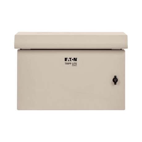Tripp Lite SmartRack Industrial Enclosure, NEMA 3R, Wall Mount, Metal, Locking, Hinged Back, Fan With Thermal Switch, 28 in. Depth, 6U, Gray — Being Shipped