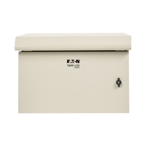 Tripp Lite SmartRack Industrial Enclosure, NEMA 3R, Wall Mount, Metal, Locking, Hinged Back, Fan With Thermal Switch, 28 in. Depth, 9U, Gray — Being Shipped