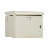 Tripp Lite SmartRack Industrial Enclosure, NEMA 3R, Wall Mount, Metal, Locking, Hinged Back, Fan With Thermal Switch, 32 in. Depth, 9U, Gray — Being Shipped