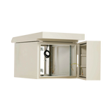 Tripp Lite SmartRack Industrial Enclosure, NEMA 3R, Wall Mount, Metal, Locking, Hinged Back, Fan With Thermal Switch, 32 in. Depth, 9U, Gray — Being Shipped