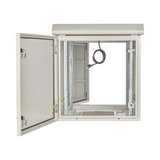 Tripp Lite SmartRack Industrial Enclosure, NEMA 3R, Wall Mount, Metal, Locking, Hinged Back, Fan With Thermal Switch, 28 in. Depth, 12U, Gray — Being Shipped
