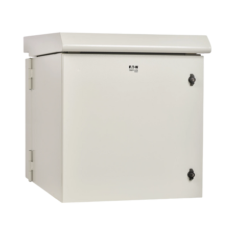 Tripp Lite SmartRack Industrial Enclosure, NEMA 3R, Wall Mount, Metal, Locking, Hinged Back, Fan With Thermal Switch, 28 in. Depth, 12U, Gray — Being Shipped