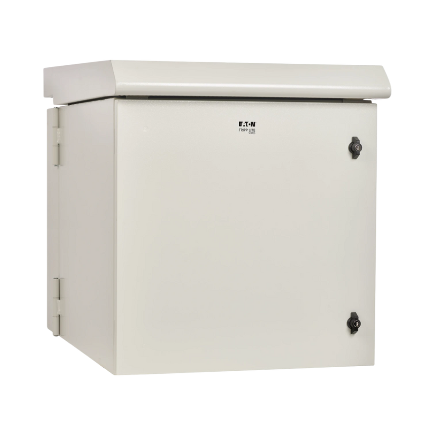 Tripp Lite SmartRack Industrial Enclosure, NEMA 3R, Wall Mount, Metal, Locking, Hinged Back, Fan With Thermal Switch, 28 in. Depth, 12U, Gray — Being Shipped