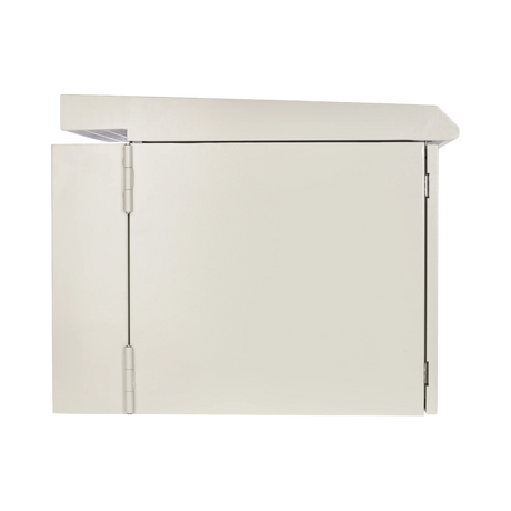 Tripp Lite SmartRack Industrial Enclosure, NEMA 3R, Wall Mount, Metal, Locking, Hinged Back, Fan With Thermal Switch, 28 in. Depth, 12U, Gray — Being Shipped