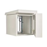 Tripp Lite SmartRack Industrial Enclosure, NEMA 3R, Wall Mount, Metal, Locking, Hinged Back, Fan With Thermal Switch, 28 in. Depth, 12U, Gray — Being Shipped