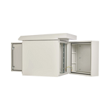 Tripp Lite SmartRack Industrial Enclosure, NEMA 3R, Wall Mount, Metal, Locking, Hinged Back, Fan With Thermal Switch, 28 in. Depth, 12U, Gray — Being Shipped